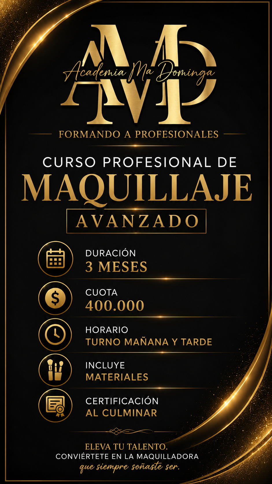 Curso profesional de maquillaje avanzado